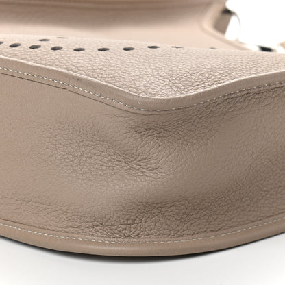 Hermes Taurillon Clemence Evelyne GM Gris Tourterelle 8 of 9
