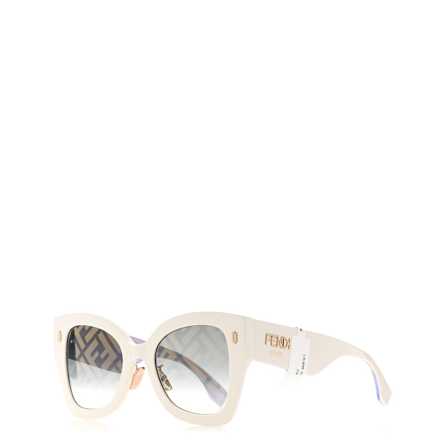 Acetate FF Sunglasses FF 0434/G/S White Gold