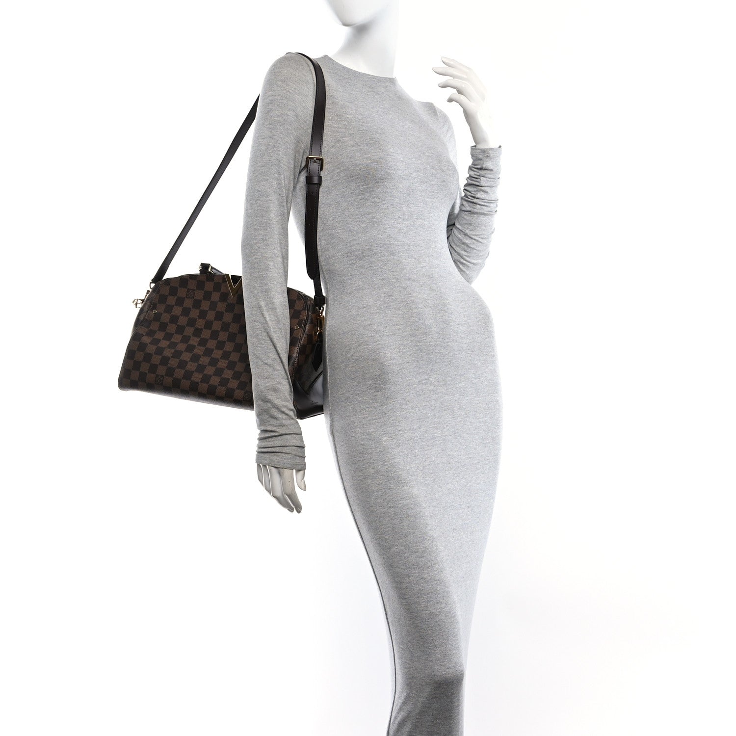 Louis Vuitton Damier Ebene Kensington Bowling Bag 2 of 9