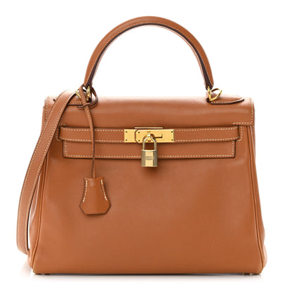 Hermes Swift Kelly Retourne 28 Gold 1 of 20