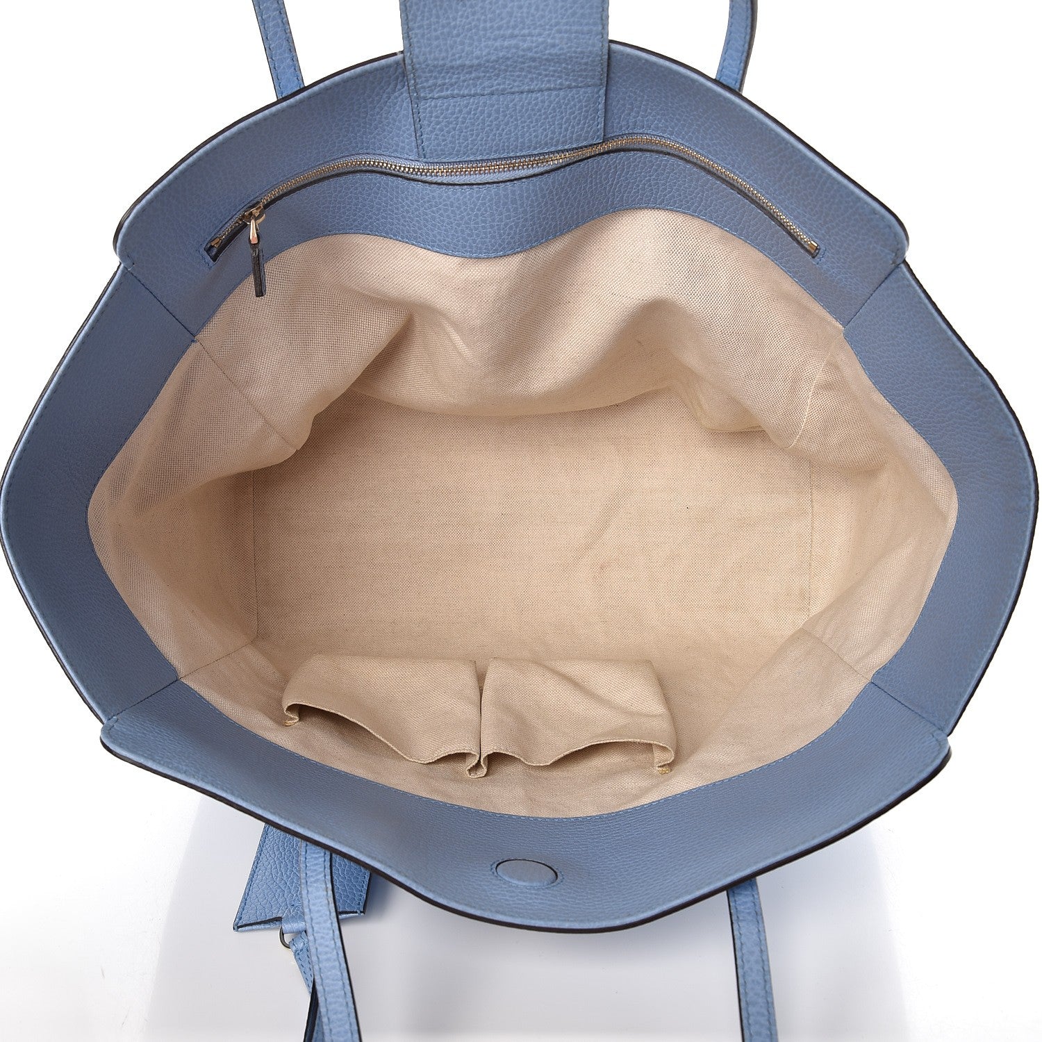 Gucci Dollar Calfskin Medium Swing Tote Mineral Blue 5 of 15