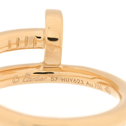 Cartier 18K Yellow Gold Juste Un Clou Ring 57 8 4 of 5