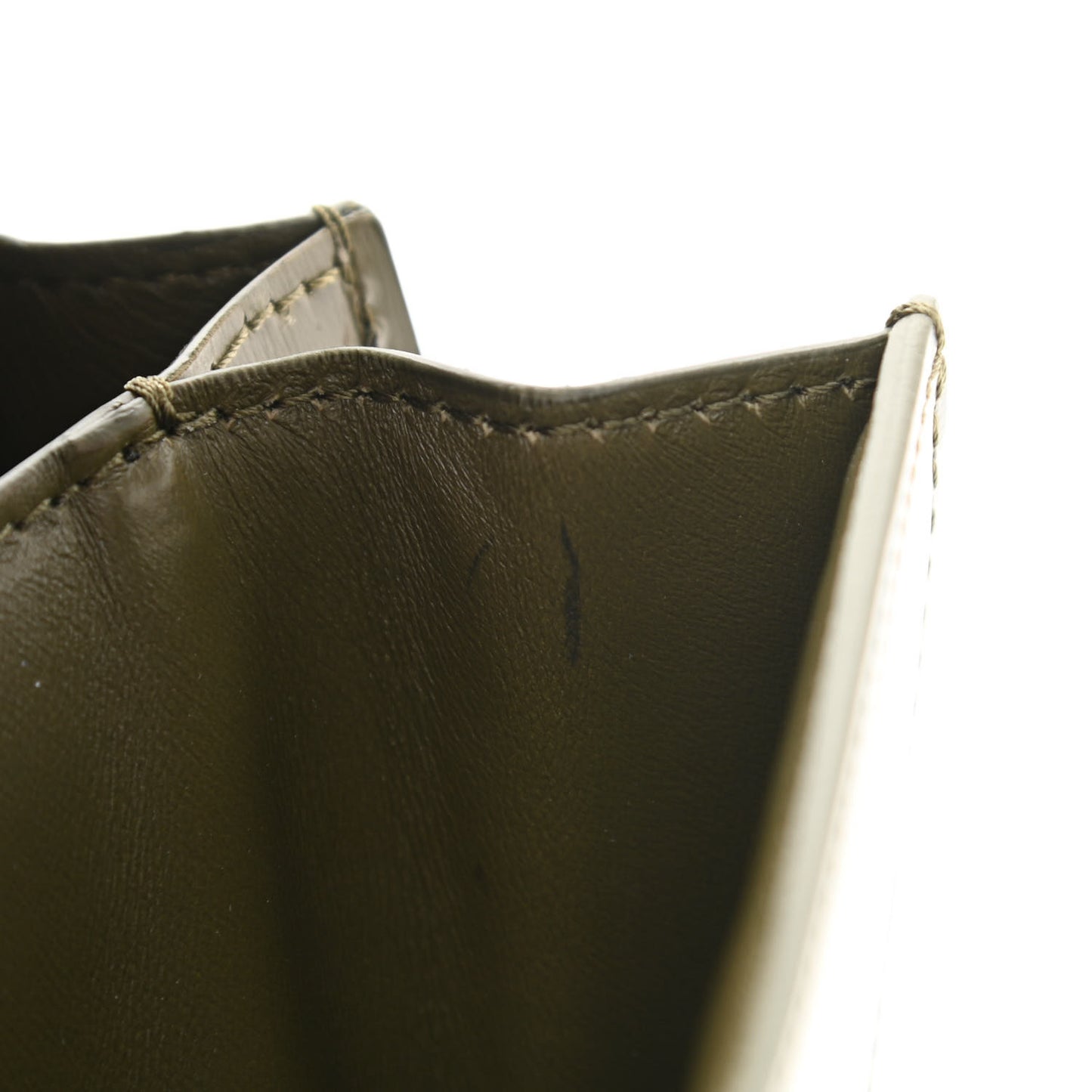 Box Calfskin Small Classic Box Flap Bag Army Green