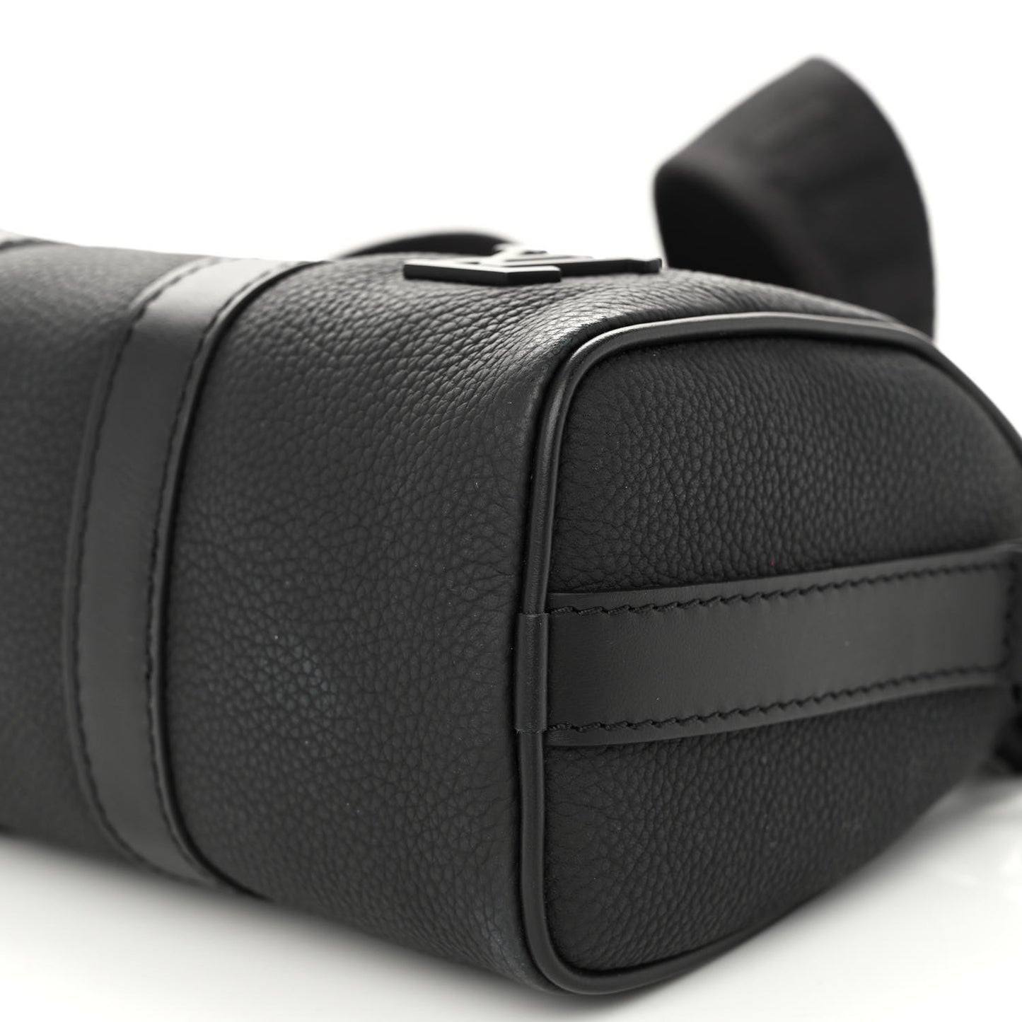 Grained Calfskin Aerogram Keepall XS Black