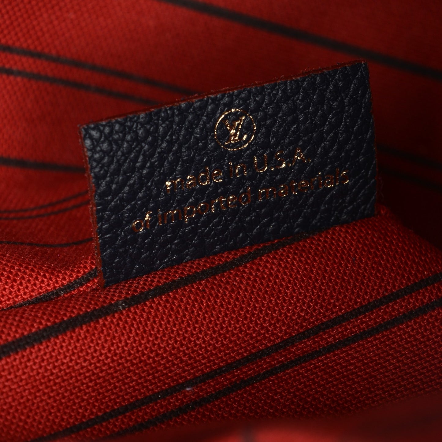 Empreinte Pochette Metis Marine Rouge