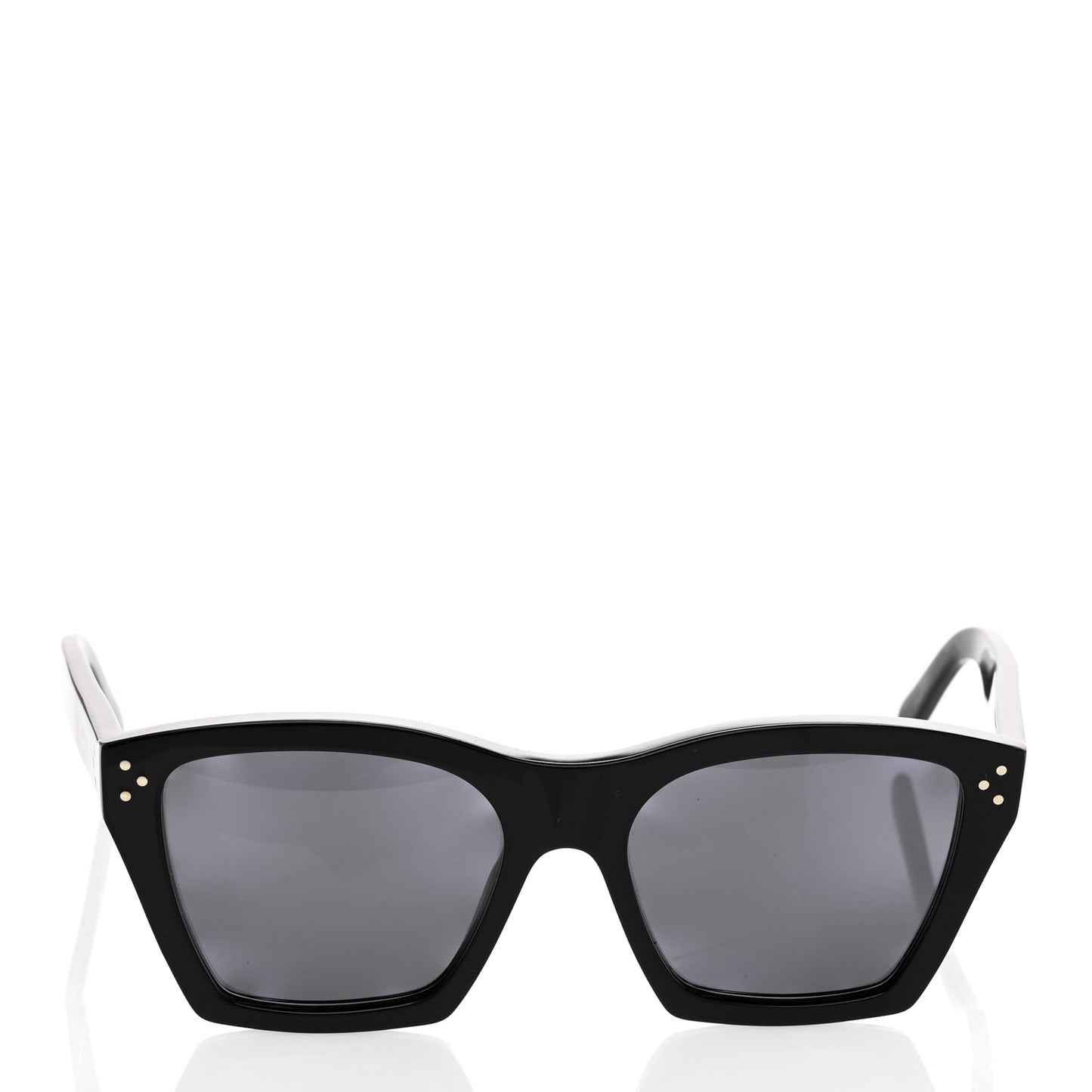Acetate Polarized Square Sunglasses CL40090I Black