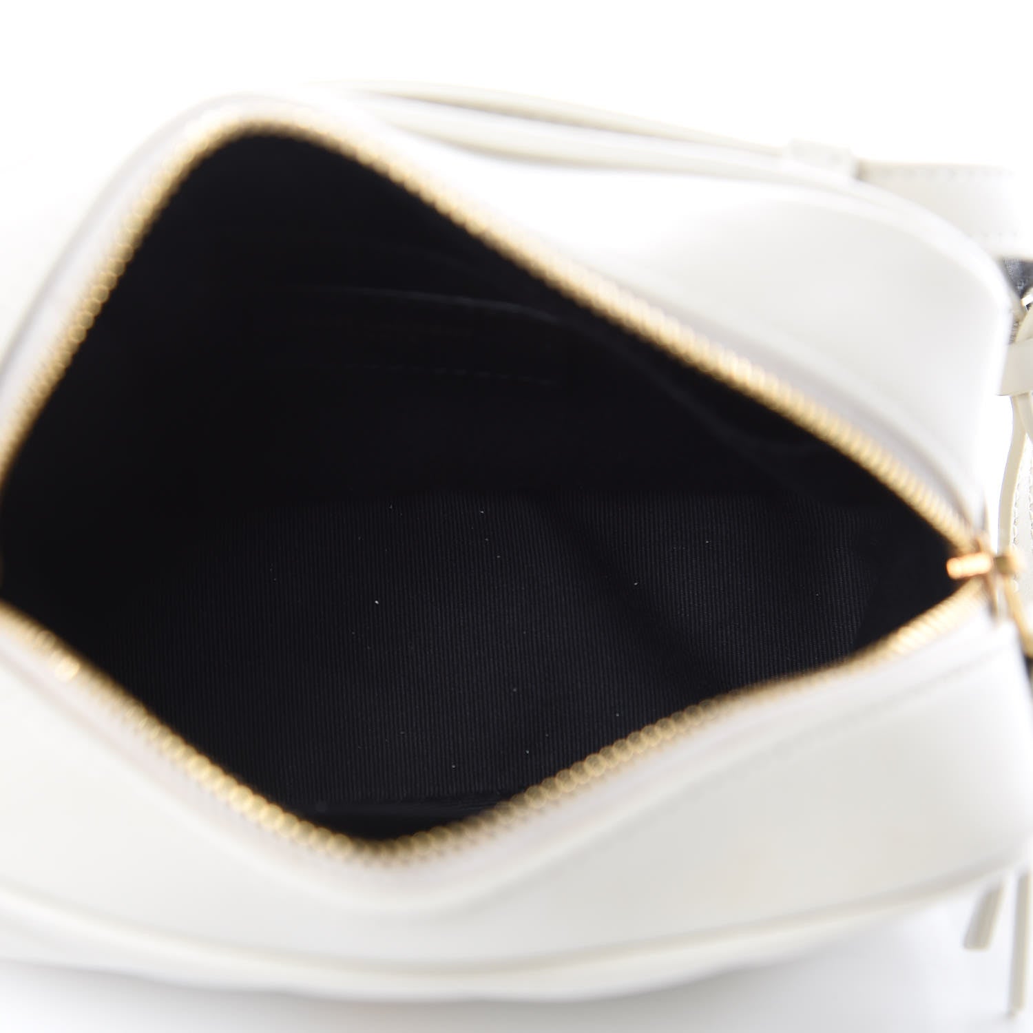 Saint Laurent Calfskin Matelasse Monogram Lou Belt Bag Ivory 5 of 9