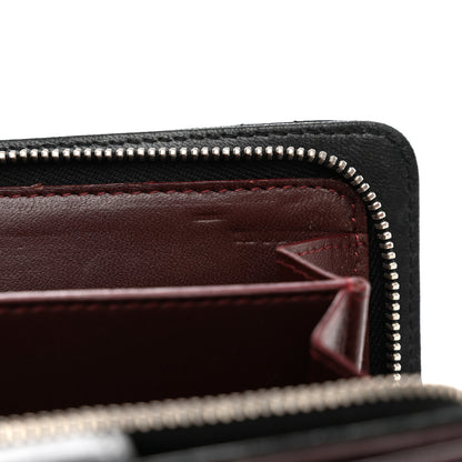 Chanel Lambskin Quilted Zipped Pocket Wallet Black 13 of 14