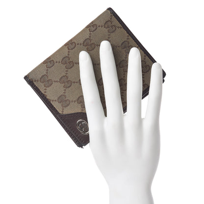 Gucci Monogram Mens New Britt Bi-Fold Wallet Dark Brown 2 of 14
