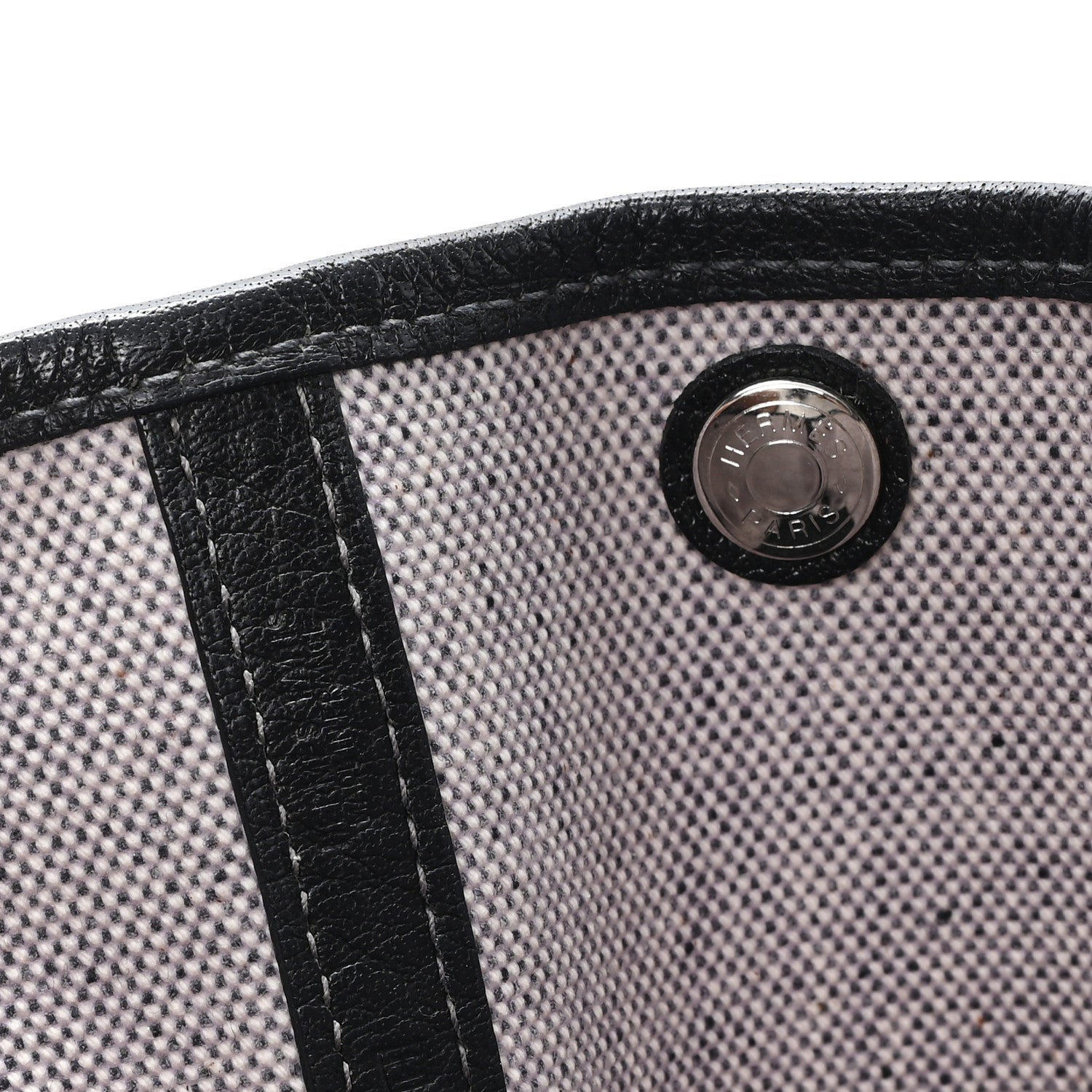 Hermes Toile Buffle Skipper Garden Party 36 MM Tote Black 5 of 8