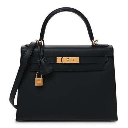 Hermes Sombrero Kelly Sellier 28 Black 1 of 11
