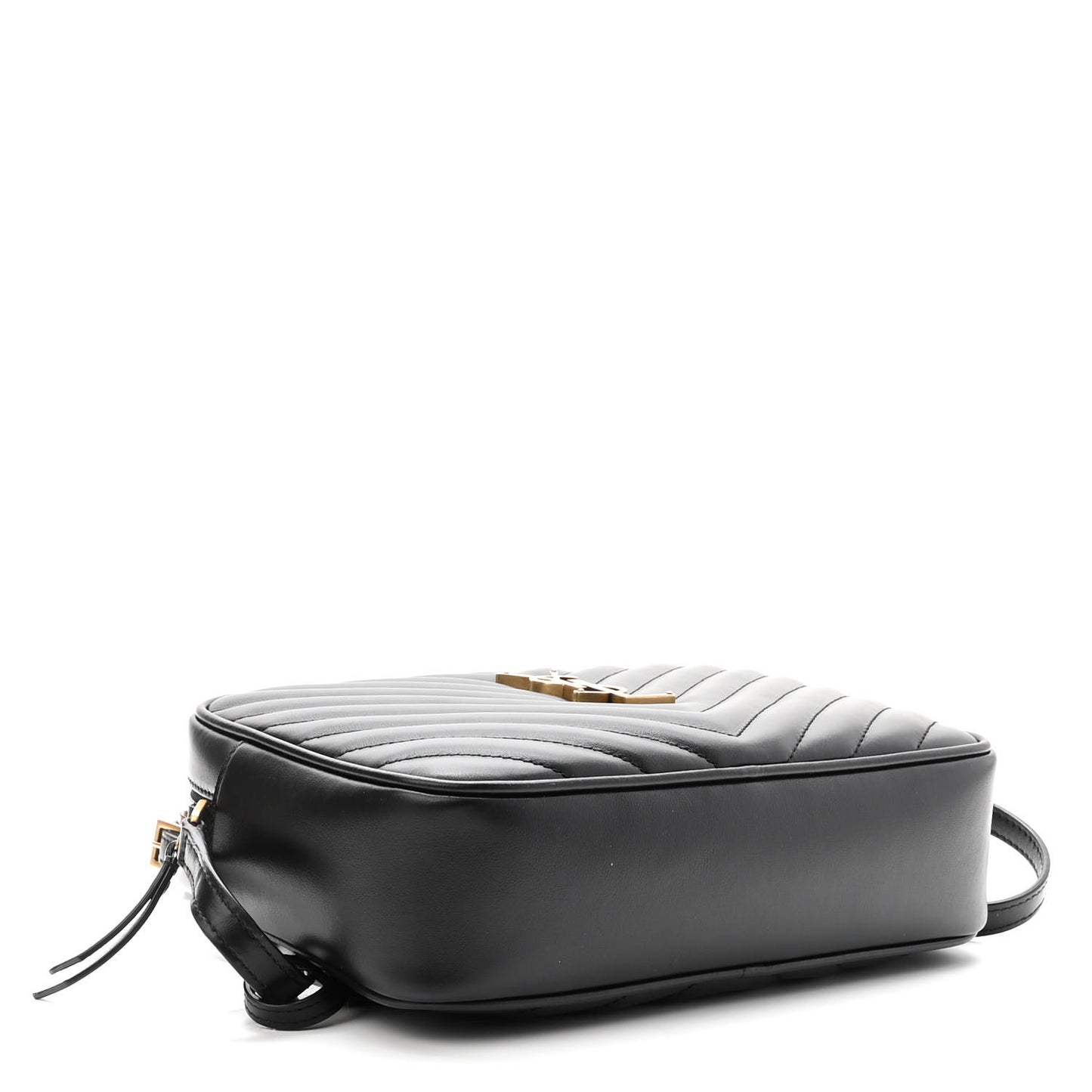 Calfskin Matelasse Monogram Lou Camera Bag Black