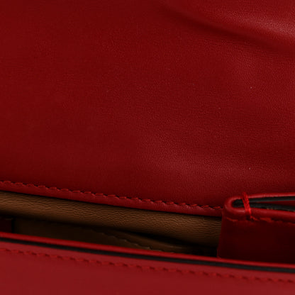 Gucci Nappa Pearl Studded Mini Queen Margaret Broadway Shoulder Bag Hibiscus Red 11 of 12