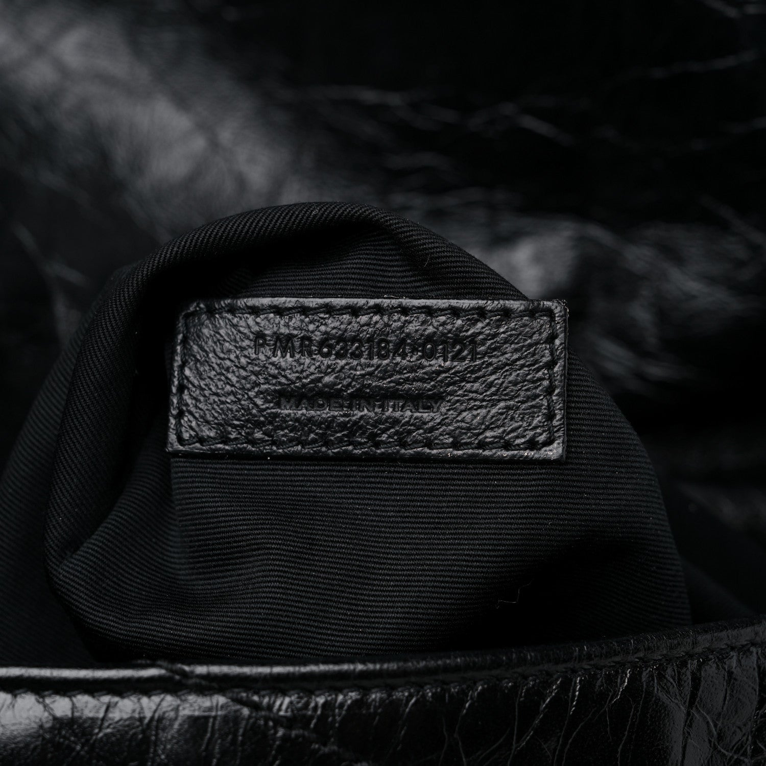 Saint Laurent Crinkled Calfskin Matelasse Monogram Medium Niki Chain Satchel Black 8 of 11