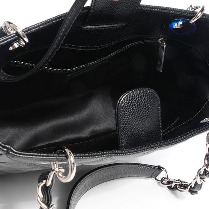 Chanel Caviar Petit Shopping Tote PST Black 6 of 8