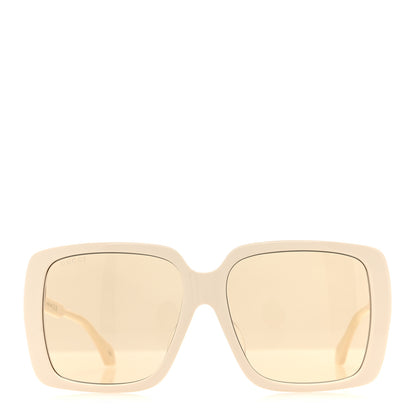 Gucci Acetate Square Frame GG0567SAN Sunglasses White 2 of 8