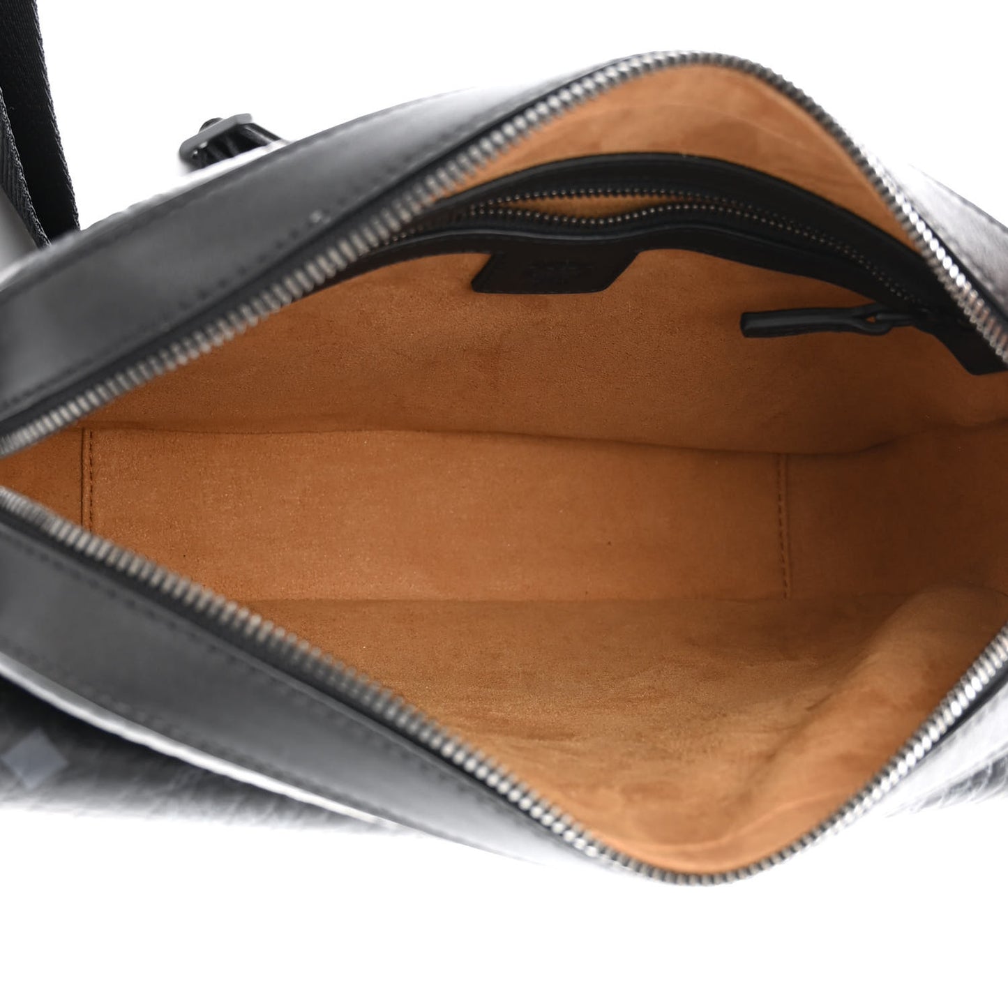 Visetos Monogram Medium Aren Crossbody Black