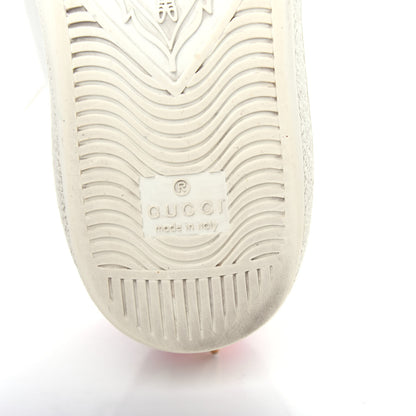 Gucci Calfskin Web Pearl Studded Womens Ace Sneakers 36 White 9 of 10