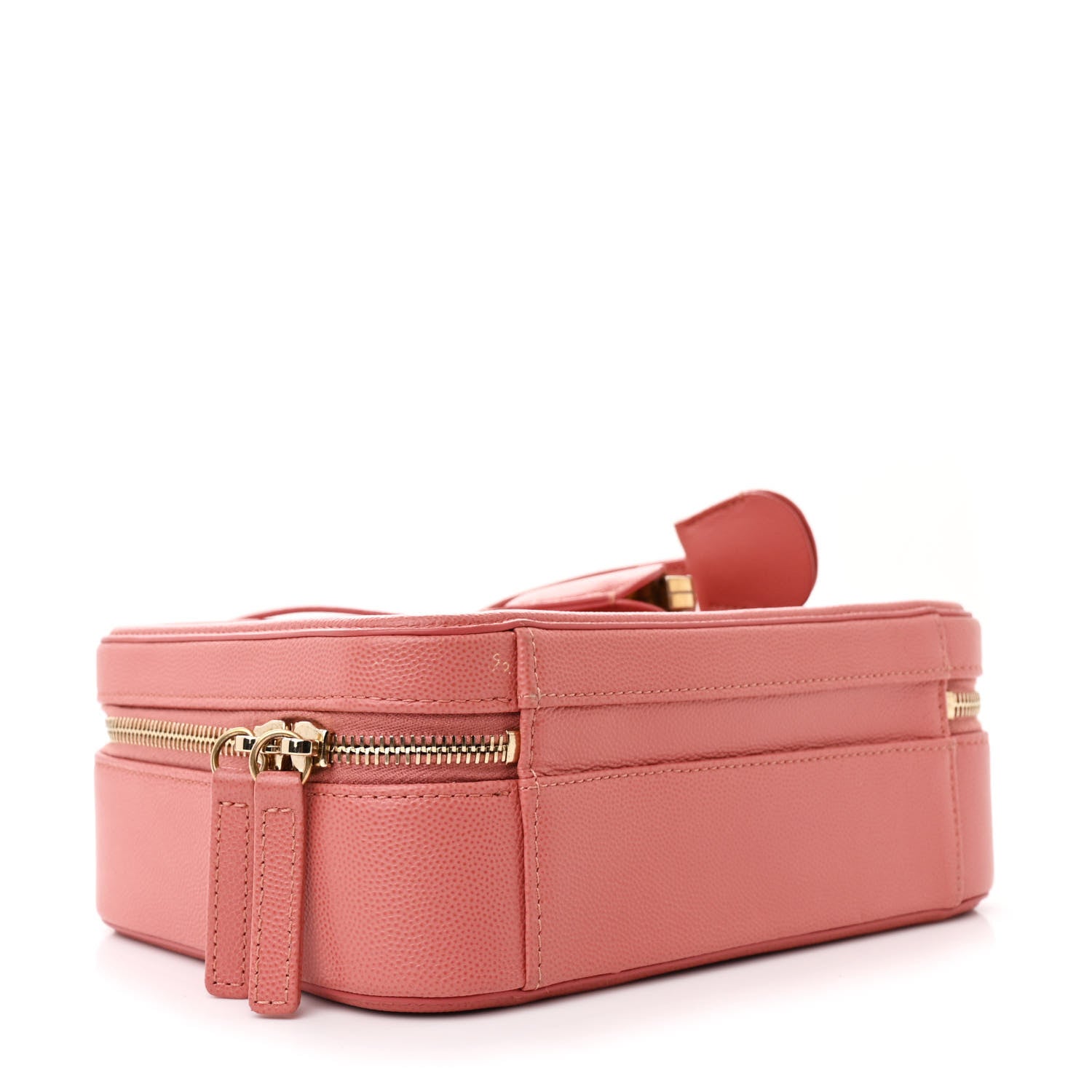 Chanel Caviar Quilted Medium CC Filigree Vanity Case Rose Pink 4 of 11
