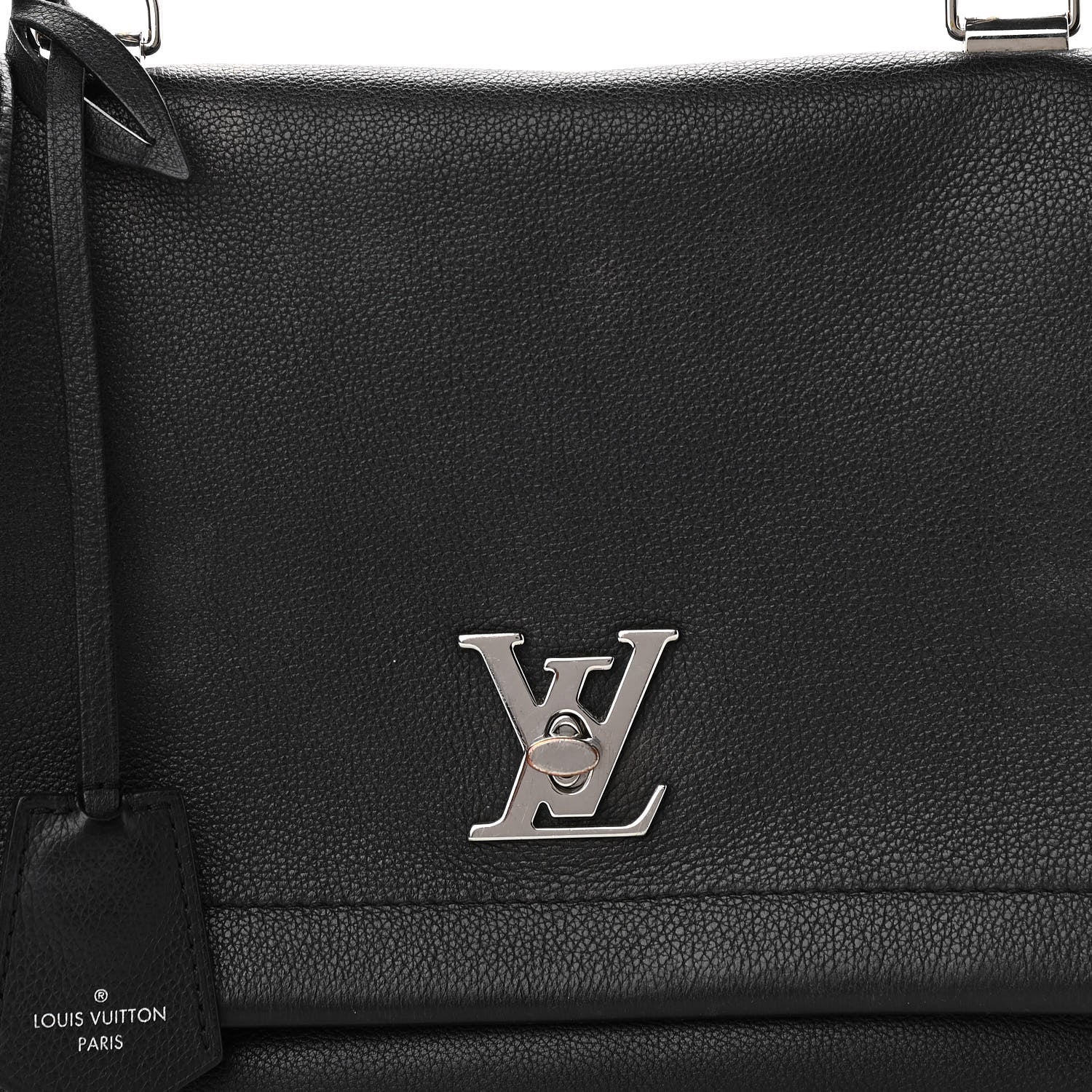 Louis Vuitton Soft Calfskin Lockme II Top Handle Black 7 of 15