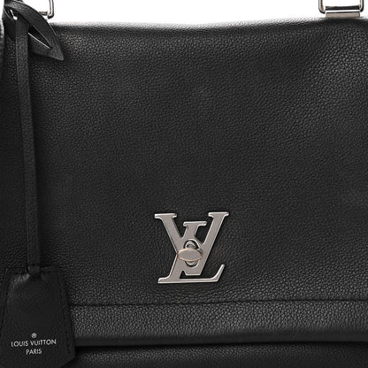Louis Vuitton Soft Calfskin Lockme II Top Handle Black 7 of 15