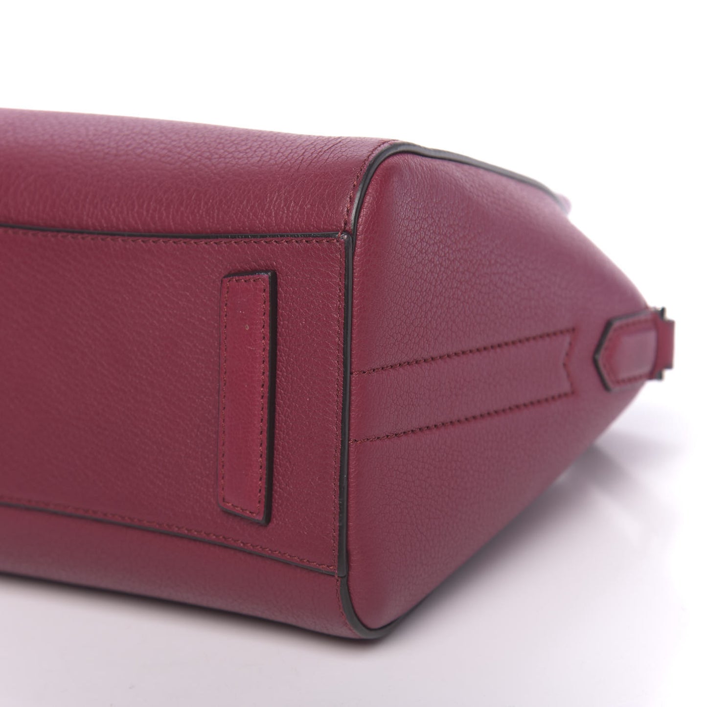 Sugar Goatskin Mini Antigona Fig Pink