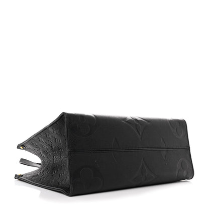 Louis Vuitton Empreinte Monogram Giant OnTheGo MM Black 4 of 9