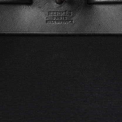 Hermes Toile Vache Calfskin Herbag 30 PM Black 7 of 25