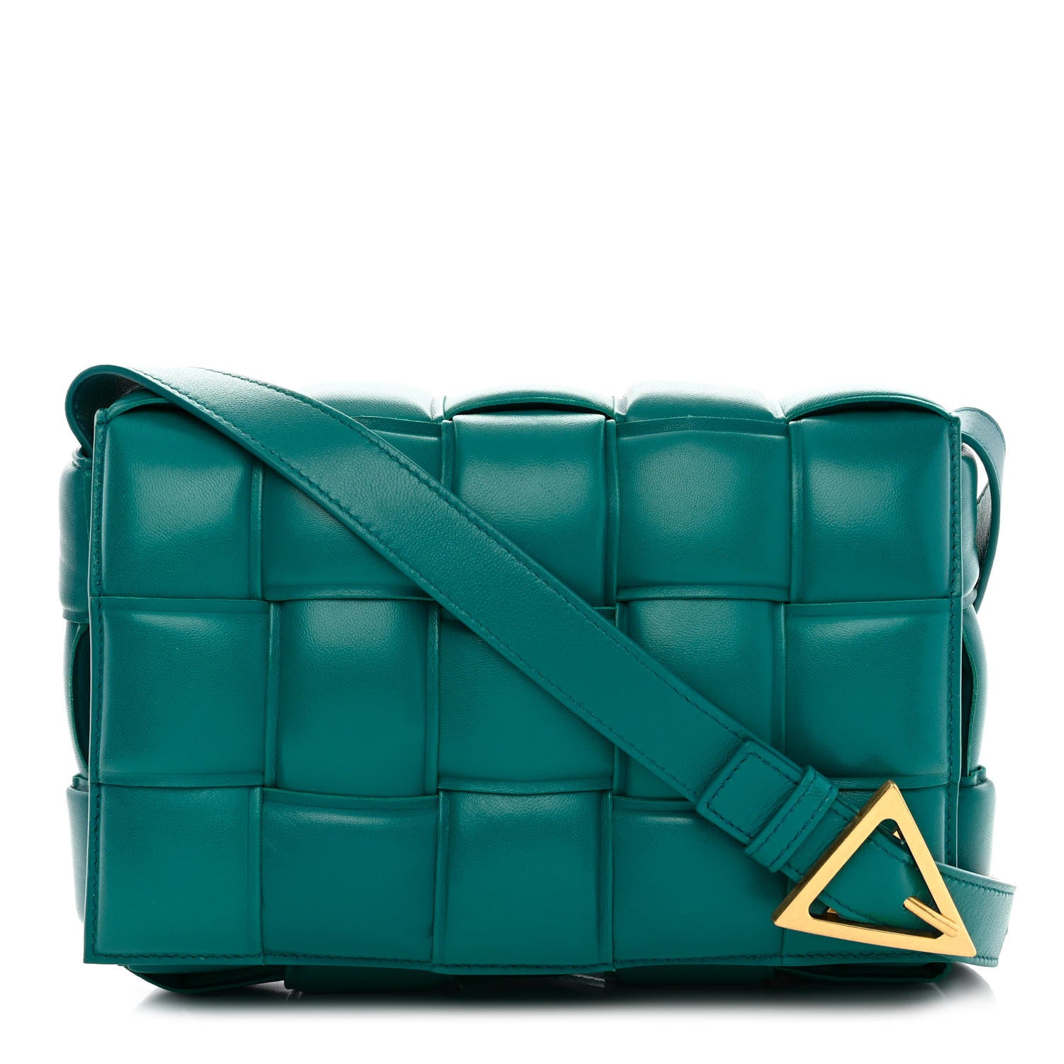 Bottega Veneta Nappa Maxi Intreccio Padded Cassette Crossbody Bag Mallard 1 of 13