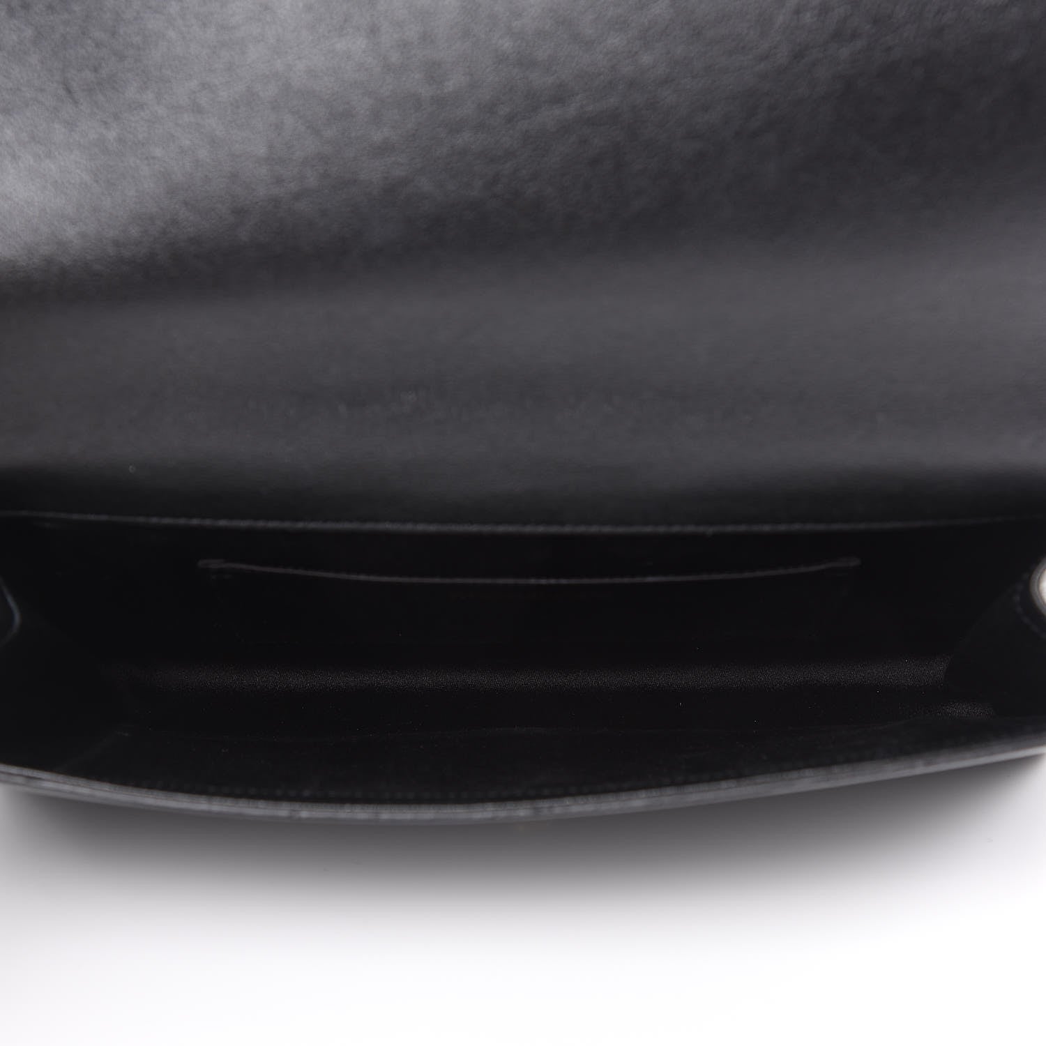 Saint Laurent Calfskin Monogram Large Belle De Jour Clutch Black 5 of 9