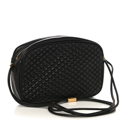 Saint Laurent Lambskin Quilted Victoire Camera Bag Black 3 of 11