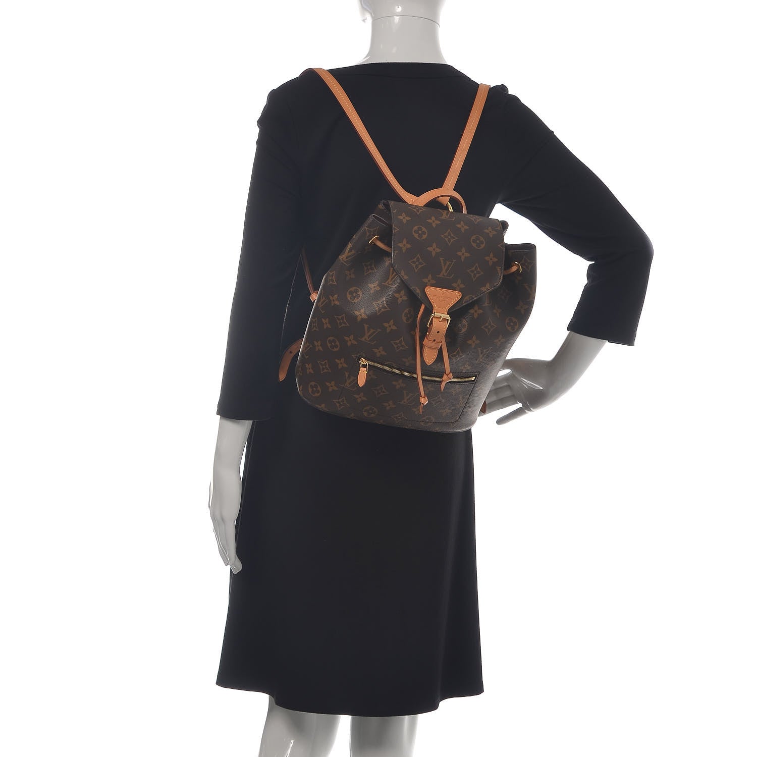 Louis Vuitton Monogram Montsouris NM Backpack 2 of 16