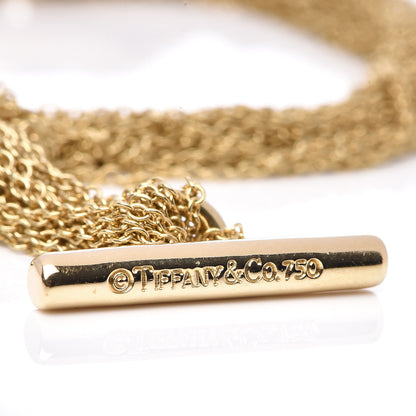 Tiffany 18K Yellow Gold Multi-Chain Circle Toggle Bracelet 4 of 4