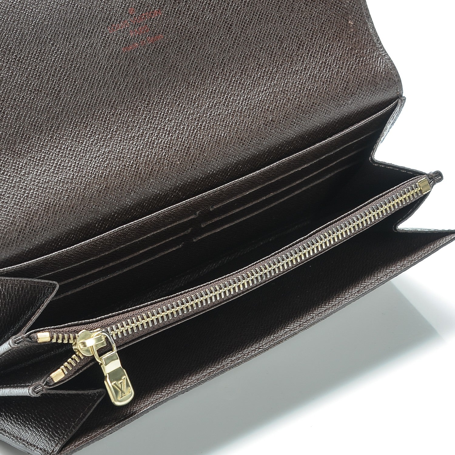 Louis Vuitton Damier Ebene Sarah Wallet 5 of 6