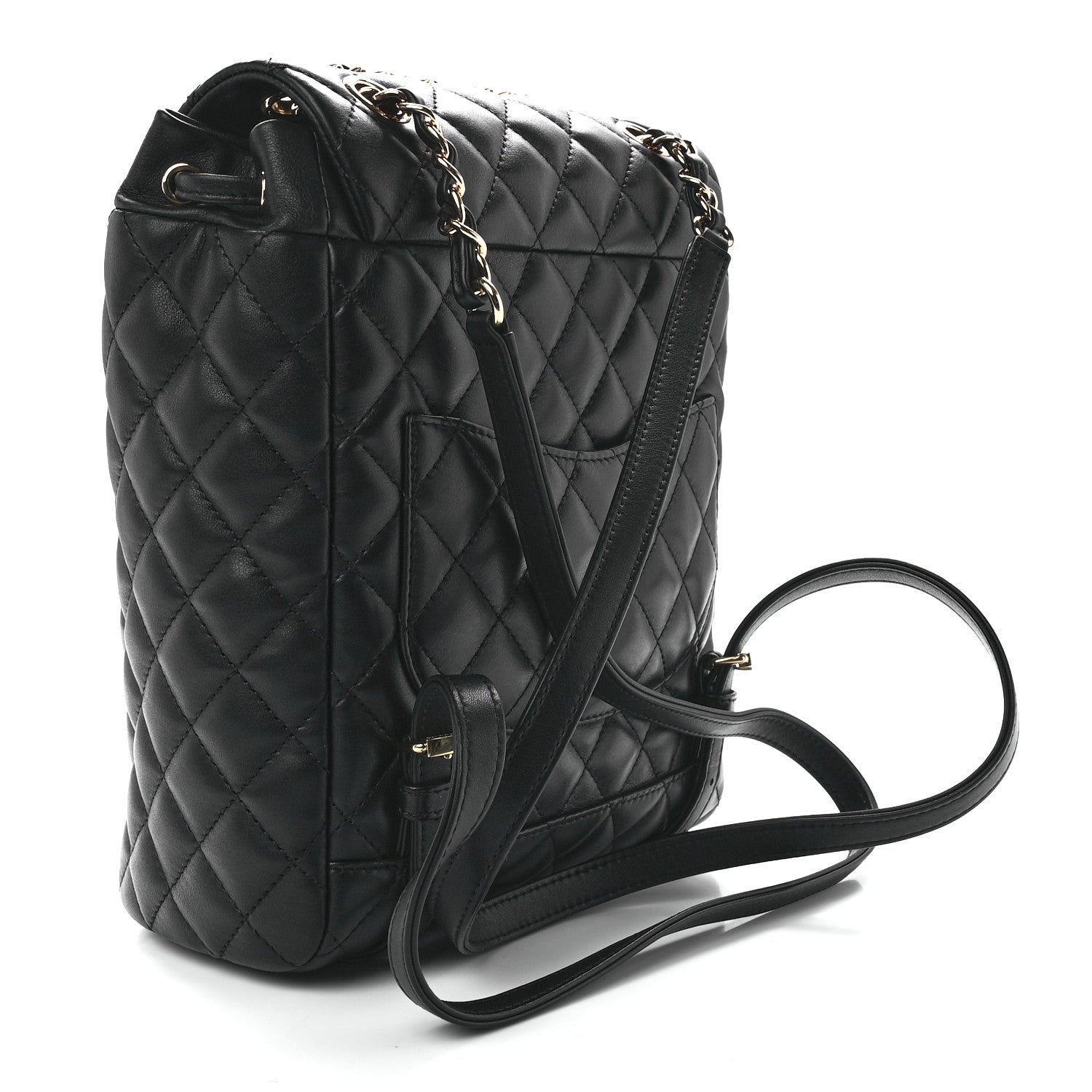 Chanel Lambskin Quilted Small Urban Spirit Backpack Black 2 of 11