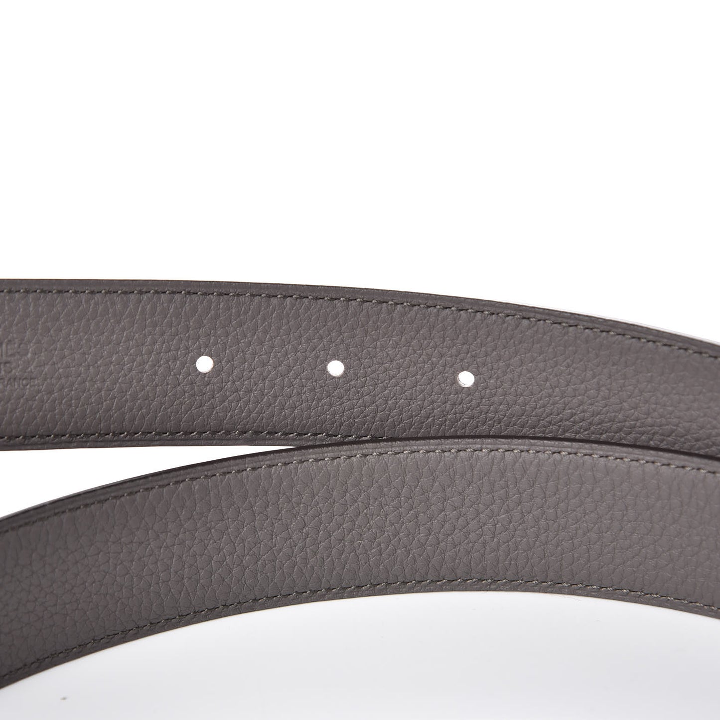 Box Togo 32mm Au Carre H Belt 90 Black Etain