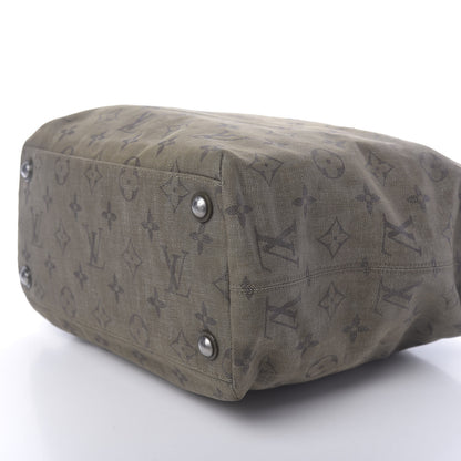 Louis Vuitton Monogram Denim Impression Besace GM Kaki Fonce 9 of 9