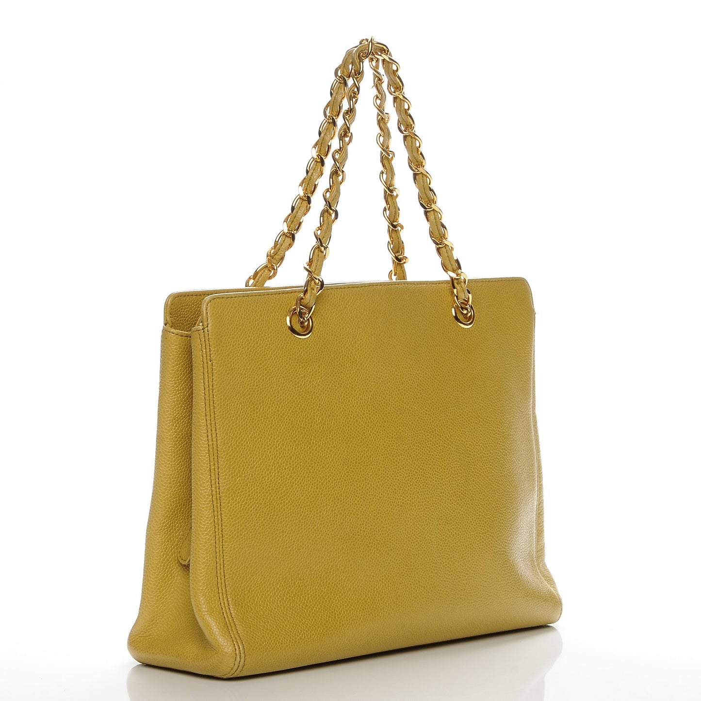 Caviar Shoulder Bag Yellow