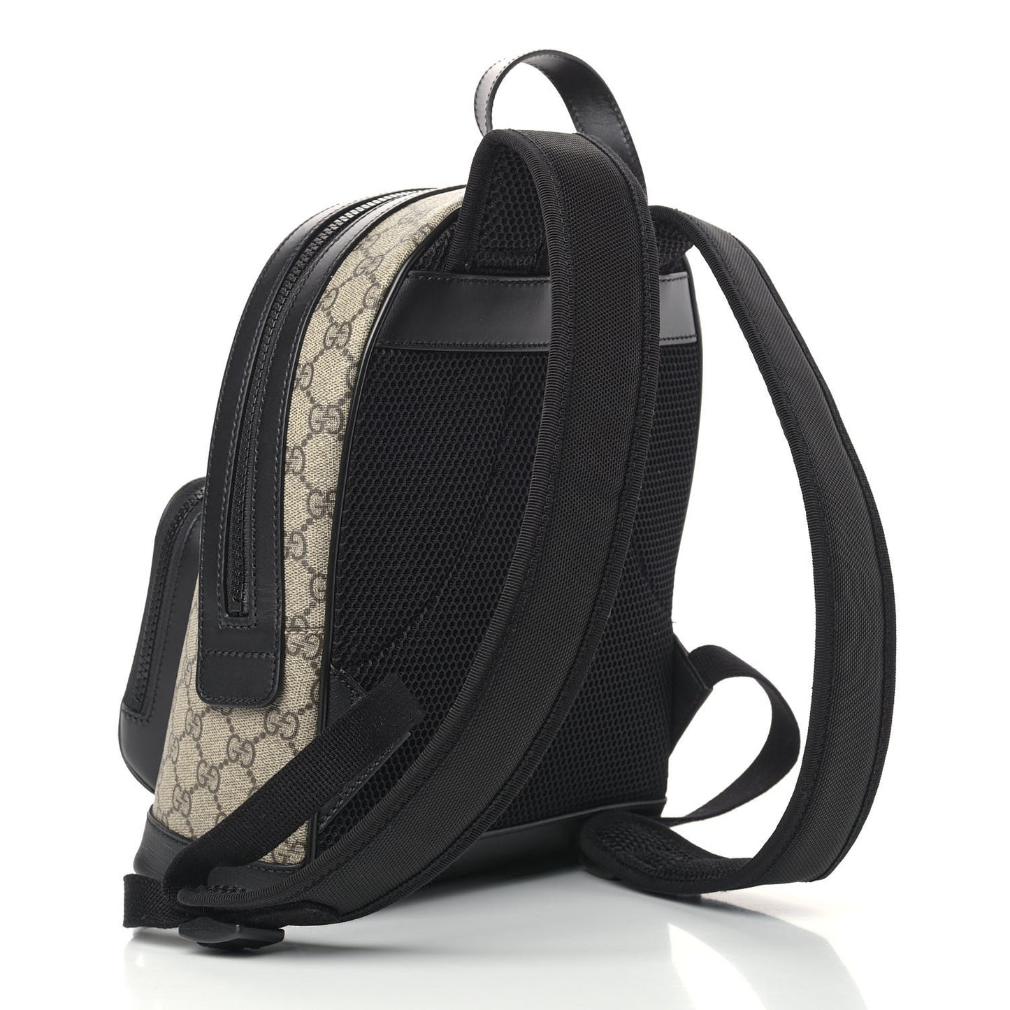 GG Supreme Monogram Small Eden Day Backpack Black
