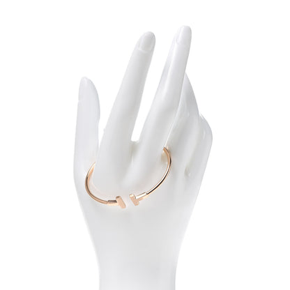 Tiffany 18K Rose Gold T Wire Bracelet 2 of 5