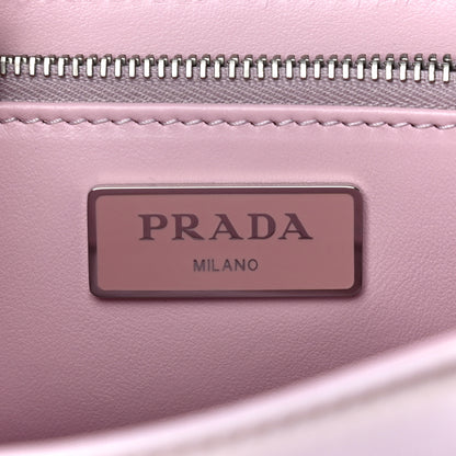 Prada Re-Nylon Spazzolato Double Pocket Buckle Shoulder Bag Alabastro 8 of 10