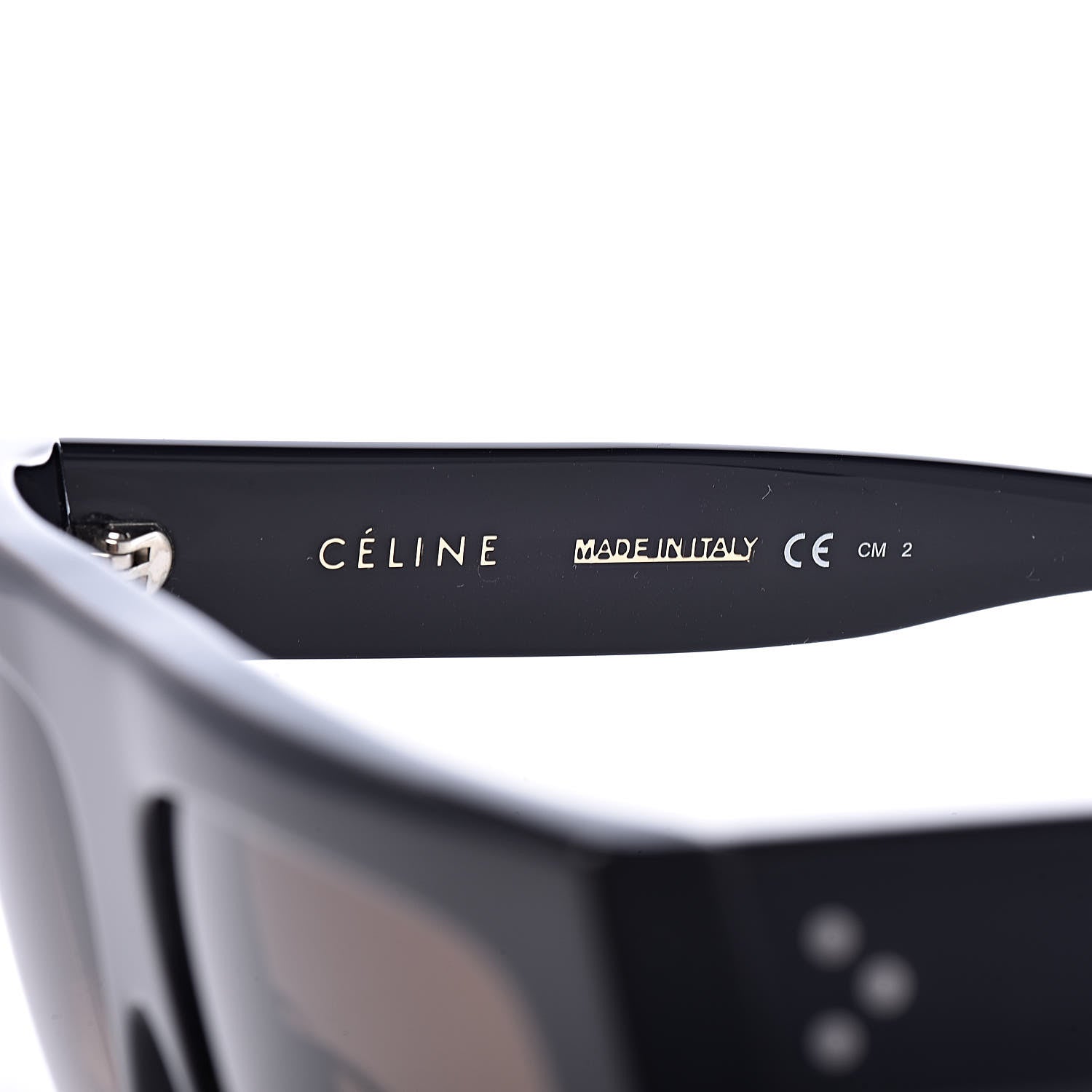 Celine Shadow Sunglasses CL 41026/S Black Havana 6 of 8