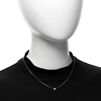 Cartier 18K Yellow Gold Diamond SM D'Amour Pendant Necklace 2 of 5