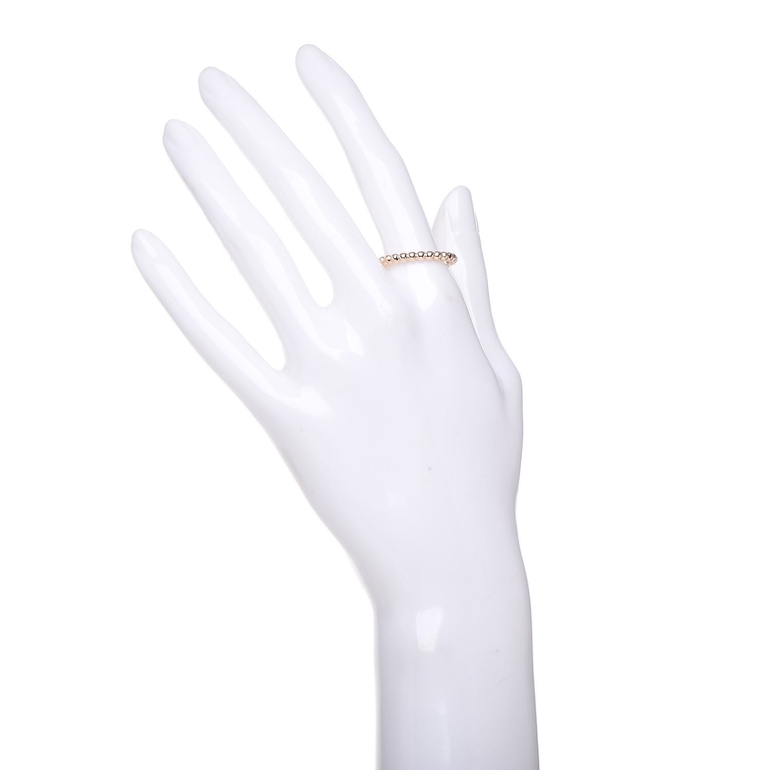 Van Cleef & Arpels 18K Rose Gold Medium Perlee Ring 59 8.75 2 of 5