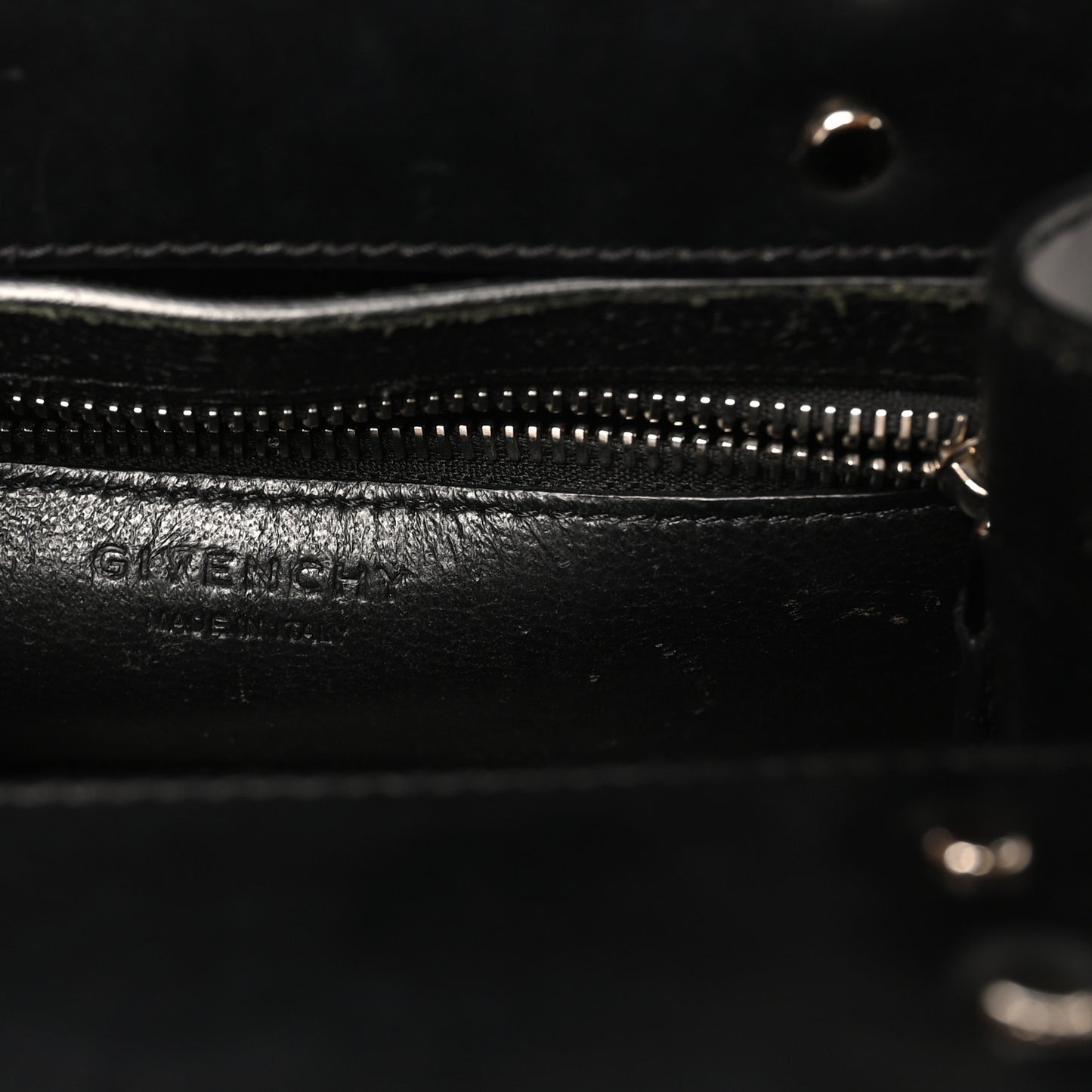 Smooth Calfskin Mini Horizon Satchel Black