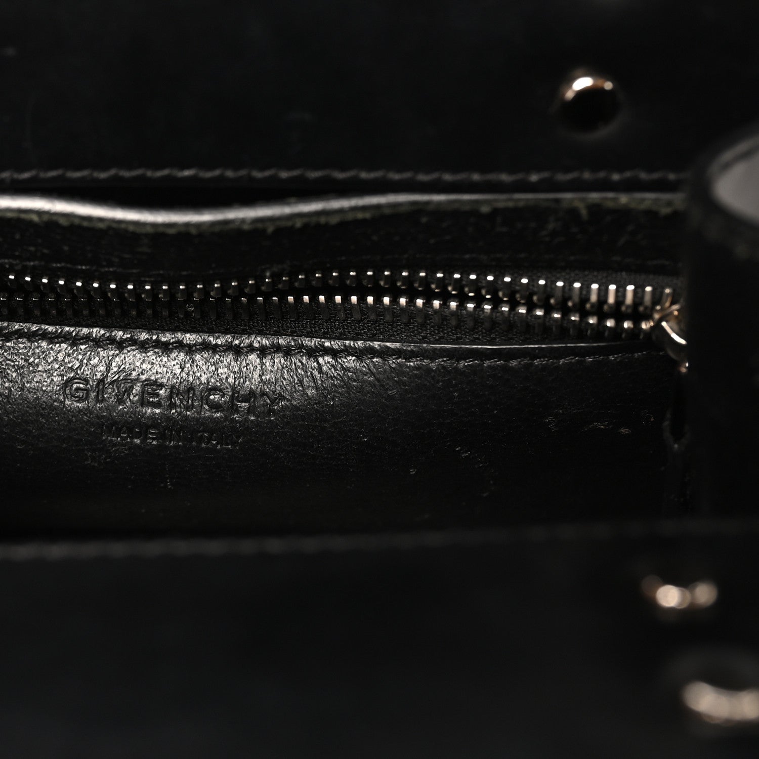 Givenchy Smooth Calfskin Mini Horizon Satchel Black 6 of 10
