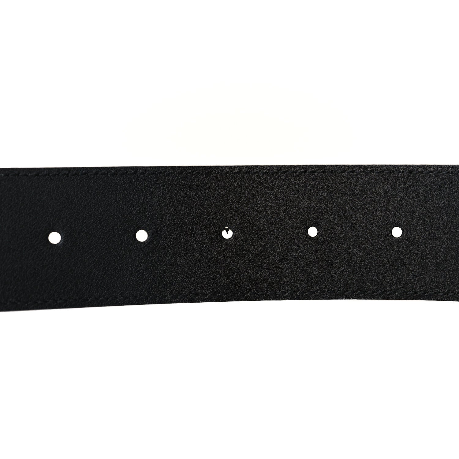 Gucci Textured Dollar Calfskin Double G 40mm Belt 95 38 Black 4 of 5