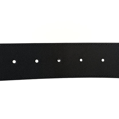 Gucci Textured Dollar Calfskin Double G 40mm Belt 95 38 Black 4 of 5