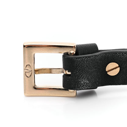 Valentino Garavani Vitello Rockstud Bracelet Black 4 of 6