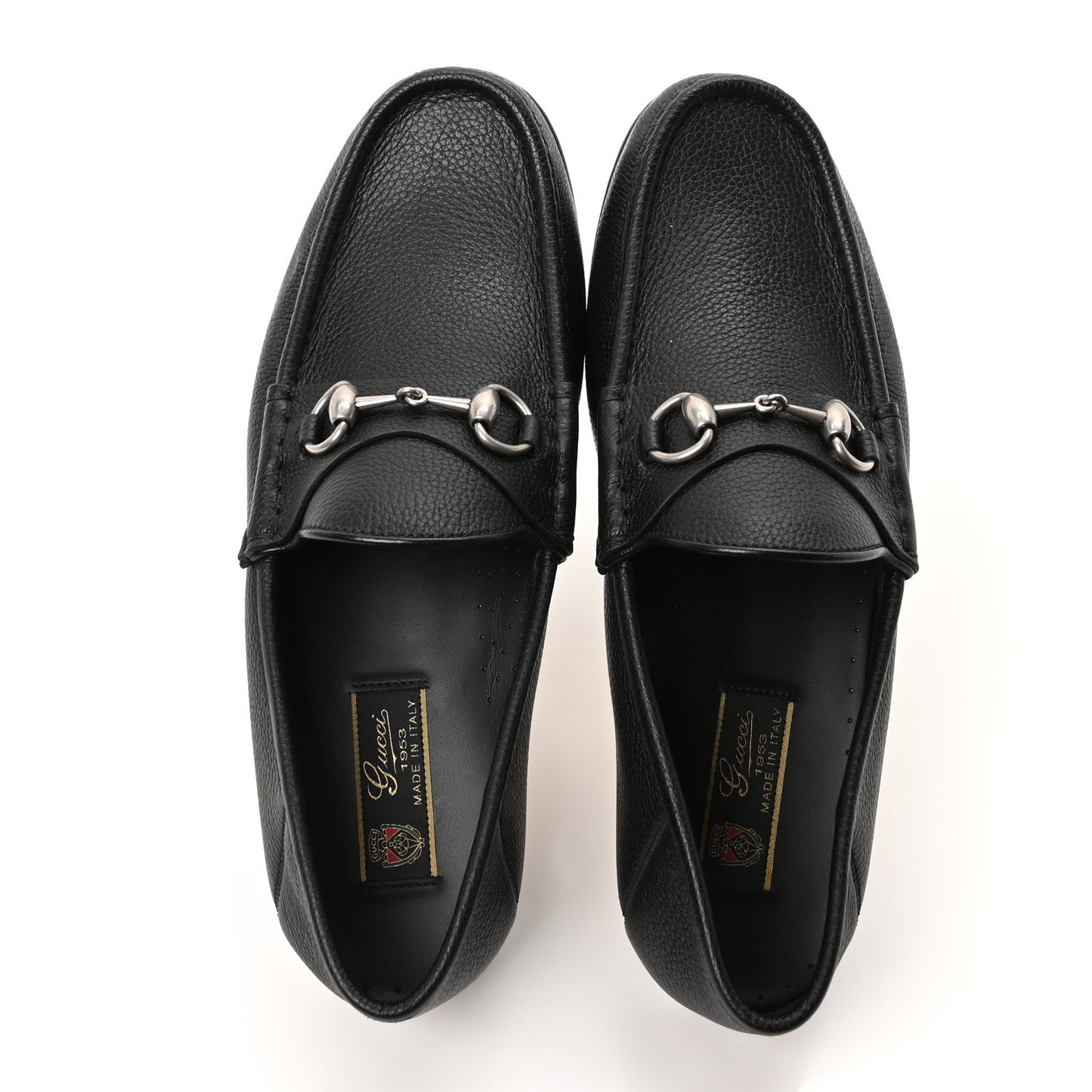 Bryanne Calfskin Mens 1953 Horsebit Loafers 9 Black